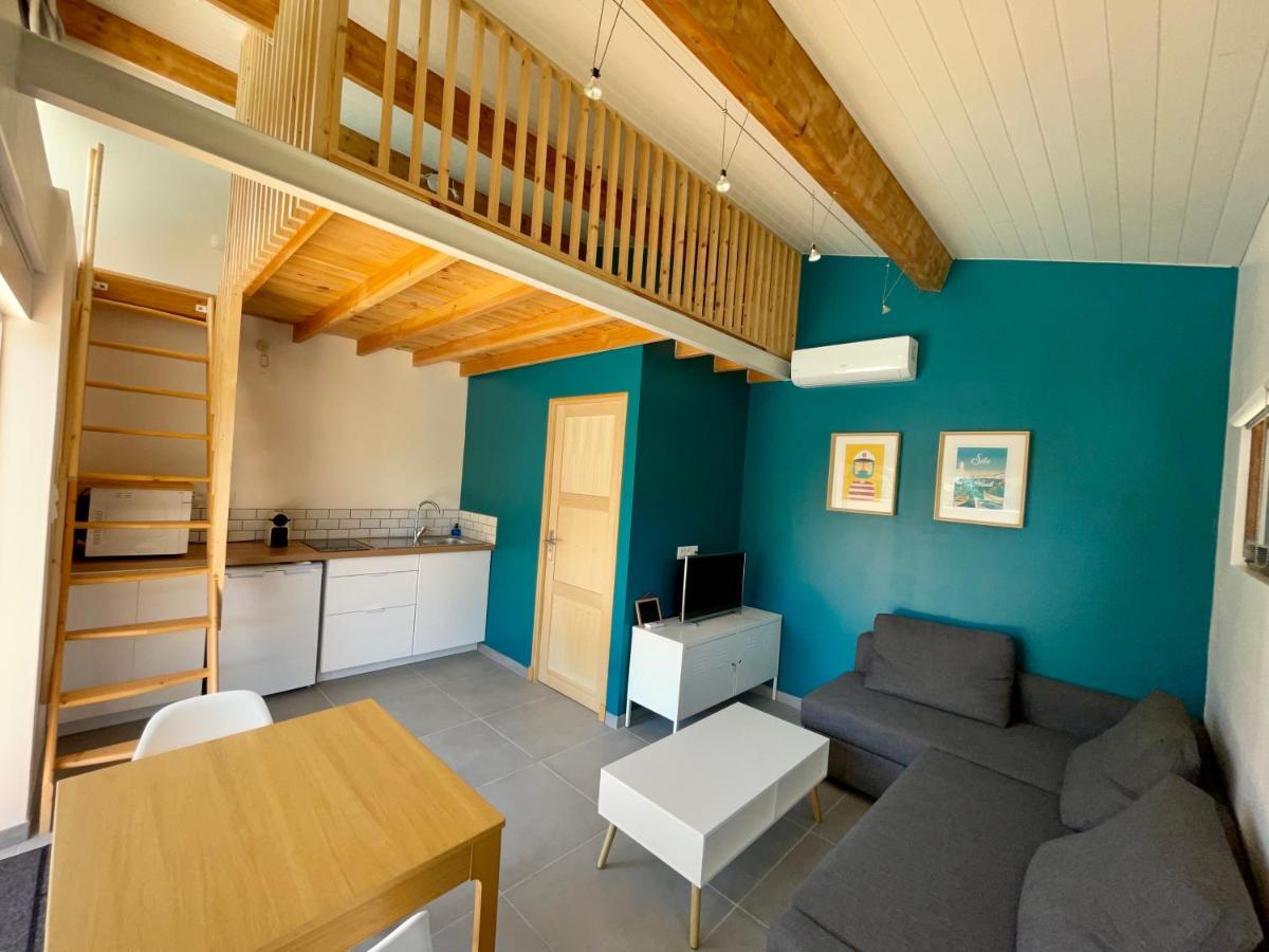 Annexe Des Pins - Studio Gite Avec Piscine & Climatisation Villeneuve-lès-Béziers Exteriér fotografie