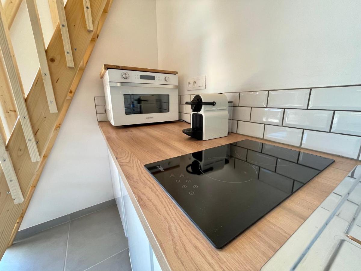 Annexe Des Pins - Studio Gite Avec Piscine & Climatisation Villeneuve-lès-Béziers Exteriér fotografie